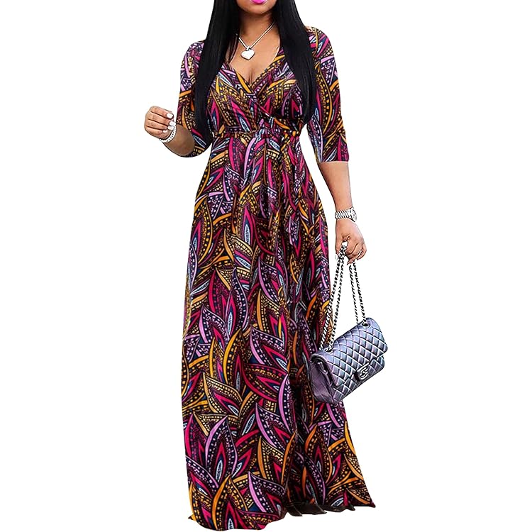 新品未使用　パメオポーズ　NERD PATTERN LONG DRESS pnpednde Women's 2024 Casual Fashion Maxi Dress Summer Long