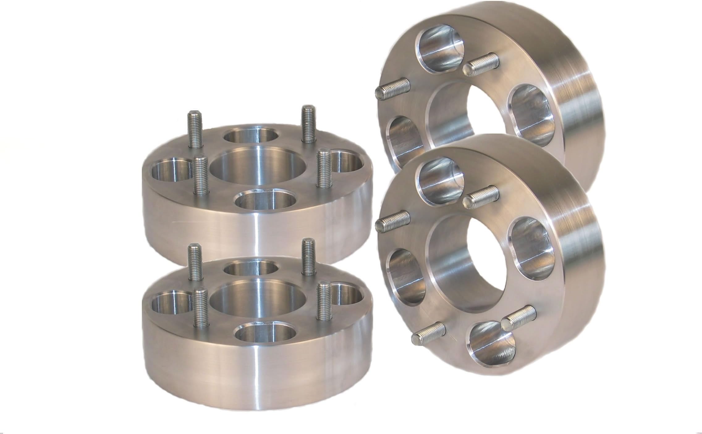 (4) 1.0" ATV Wheel Spacers with 4/110 bolt pattern for Yamaha Rhino Polaris Honda Suzuki