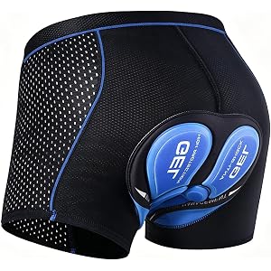 KDYNIX Cycling Shorts Men Bike Underwear with 5D Padded Cycling Underwear-Breathable Quick-Dry Mountain Bike Liner Shorts