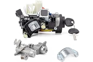 RHAOCZIYAUTO 81905-C2510 Ignition Lock Switch Assembly with 2 Door Lock & Glovebox Lock & Keys Fit for Hyundai Sonata 2015-2019, Ignition Lock Cylinder with Housing Replace# 81970-C1A00 81900-C1A00 81900-C1B00