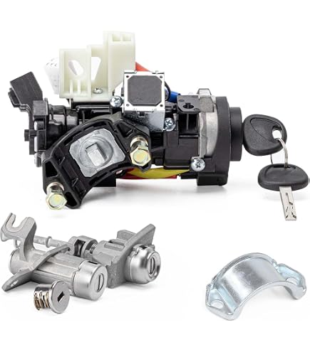 Driver Side Front Left Door Lock Cylinder – Zinc Alloy Ignition Switch Lock For Sonata 8 (2009-2014) With Key, Easy Install