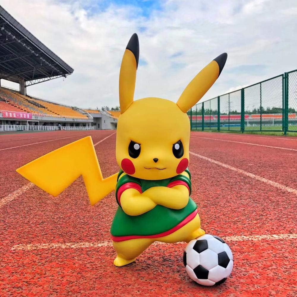 HZLQ Pokémon Pikachu Modelo De Gran Tamaño 1: 1 Muñeca De Fútbol