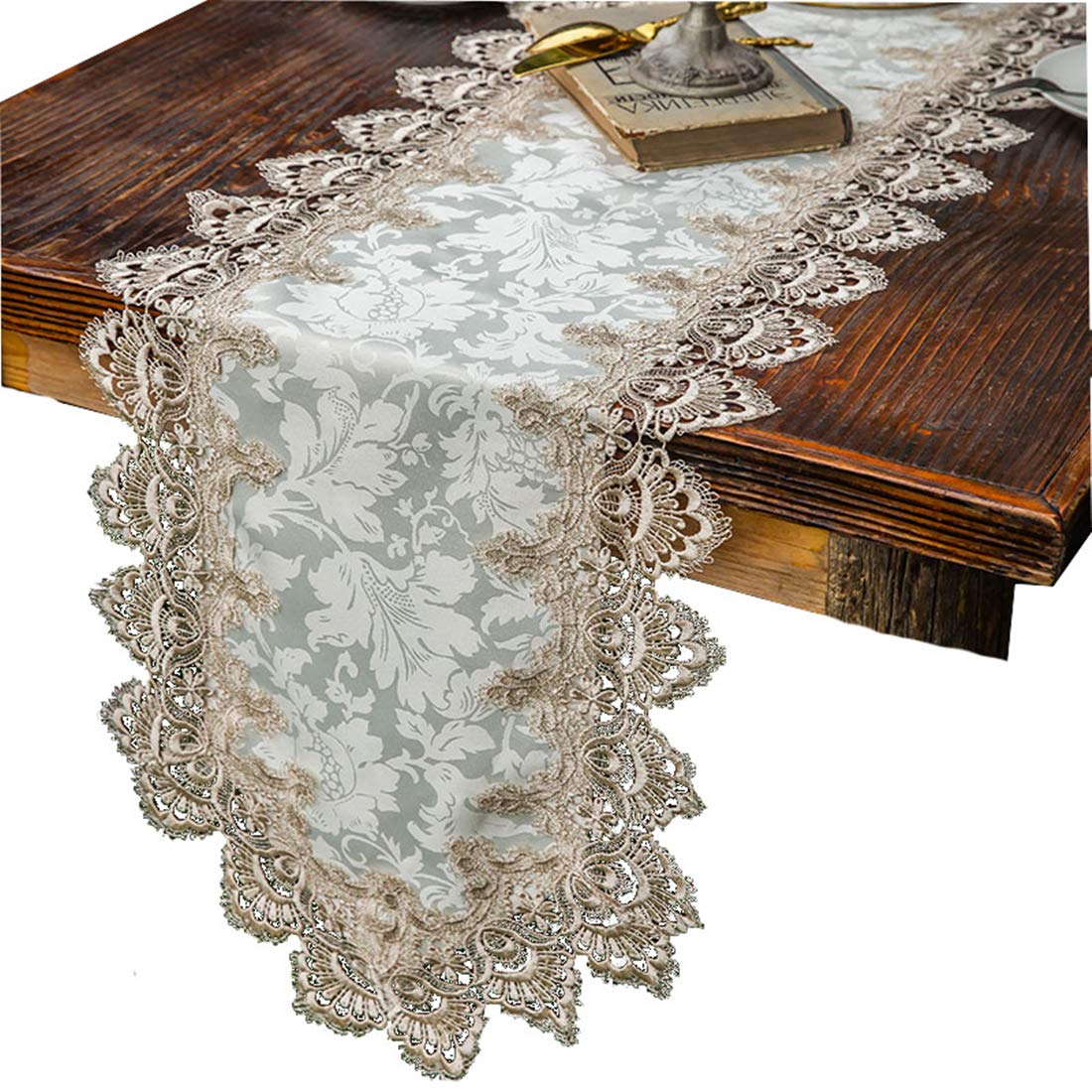Best 90′ brown table runner