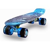 Skateboards Complete 22 Inch Mini Cruiser Retro Skateboard | Kids, Boys, Youths, Beginners