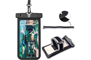 Njjex Waterproof Phone Pouch Floating Case Cell phone Dry Bag For Samsung Galaxy S24 Ultra S23 S22 S21+ S20 S10 S9 Note 20 A13 A03s A02s A12 A32 A14 A15 A23 A71 iPhone 15 Pro Max 14 13 12 11 Xr X 8+ 7