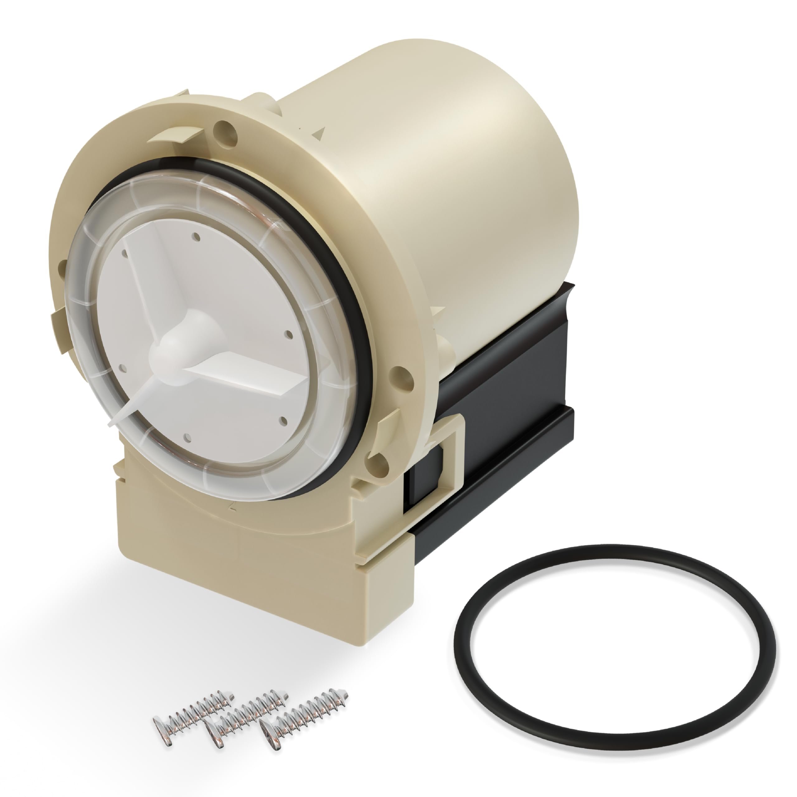 Photo 1 of 280187 8181684 Washer Drain Pump Motor Askoll m75 by BlueStars - Compatible with Whirlpool Duet Maytag Epic Kenmore HE Front Load Kitchenaid washers - Replaces 285998 8182819 8182821 AP3953640