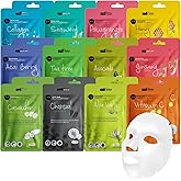 Celavi Collagen Facial Face Mask (24-Sheets) Classic Korean Skincare