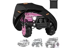 Kovshuiwe Kids Ride On Toys Car Cover, Waterproof 600D Oxford Fabric, Powered Children Wheels Toy Vehicles Cover for Outdoor Protection,Full Enclosure Wheels Protection, 52" X 28" X 24"