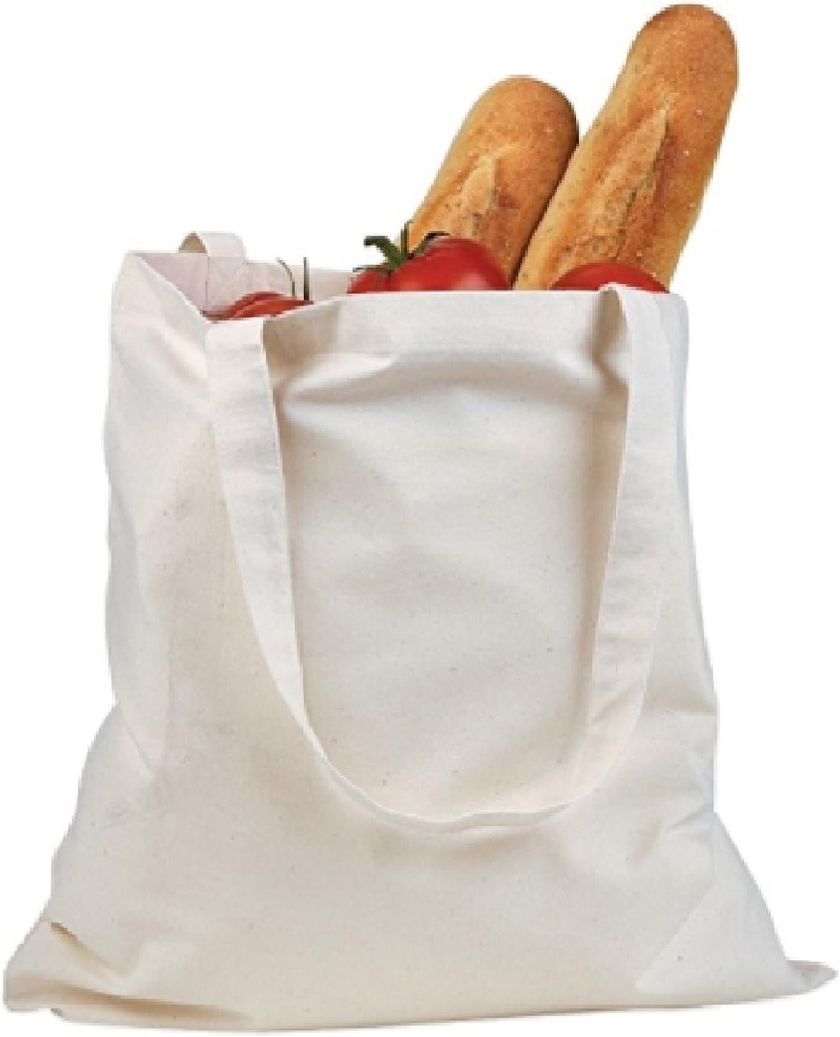 Best deal, Basic Blank Cotton Natural Tote Bags, Reusable and Ecofriendly, Ideal