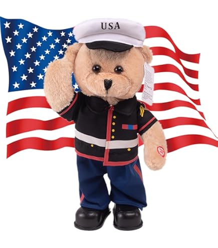 Amazon.com: Children's Idol Military Hero Teddy Bear Stuffed