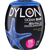 DYLON Washing Machine Fabric Dye Pod for Clothes &amp; Soft Furnishings, 350g &ndash; Ocean Blue