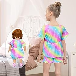 Girl & Doll Matching Pajamas Unicorn Outfit Clothes