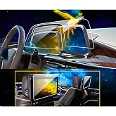 EUEKY 4PCS 2024 2023 Cadillac Escalade SOFT Screen Protector Compatible with 2024 2023 2022 2021 Cadillac Escalade/Escalade-V Nav. &amp; Dashbord &amp; Rear-Seat Media Display Screen Escalade Accessories 2023