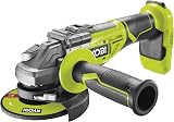 Ryobi R18AG7-0 18V ONE+ Cordless Brushless Angle Grinder Body Only Hyper Green