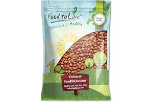 Raw Hazelnuts, 8 Pounds – Filberts, Whole Nuts, No Shell, Unsalted, Kosher, Vegan, Bulk. Wholesome Snack. Rich in Vitamin E. 