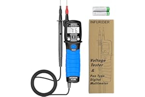 Digital Pen Type Multimeter INFURIDER YF-38B Auto-ranging Voltage Tester, Handheld Digital Multimeter Tester for DC AC Voltage,Resistance,Ohm Volt Test Meter with Diode Continuity