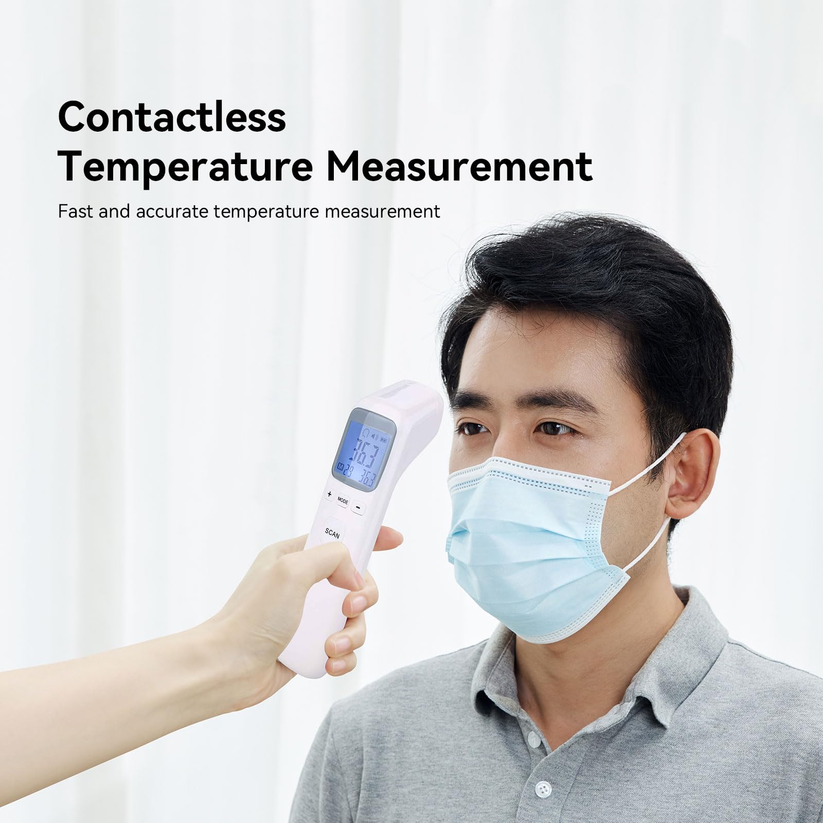Medical 3-in-1 Infrared Thermometer,touchless Thermometer,Forehead Thermometer for Adults and Infants,Measurable Body Temperature of Objects,1s Instant Results ?