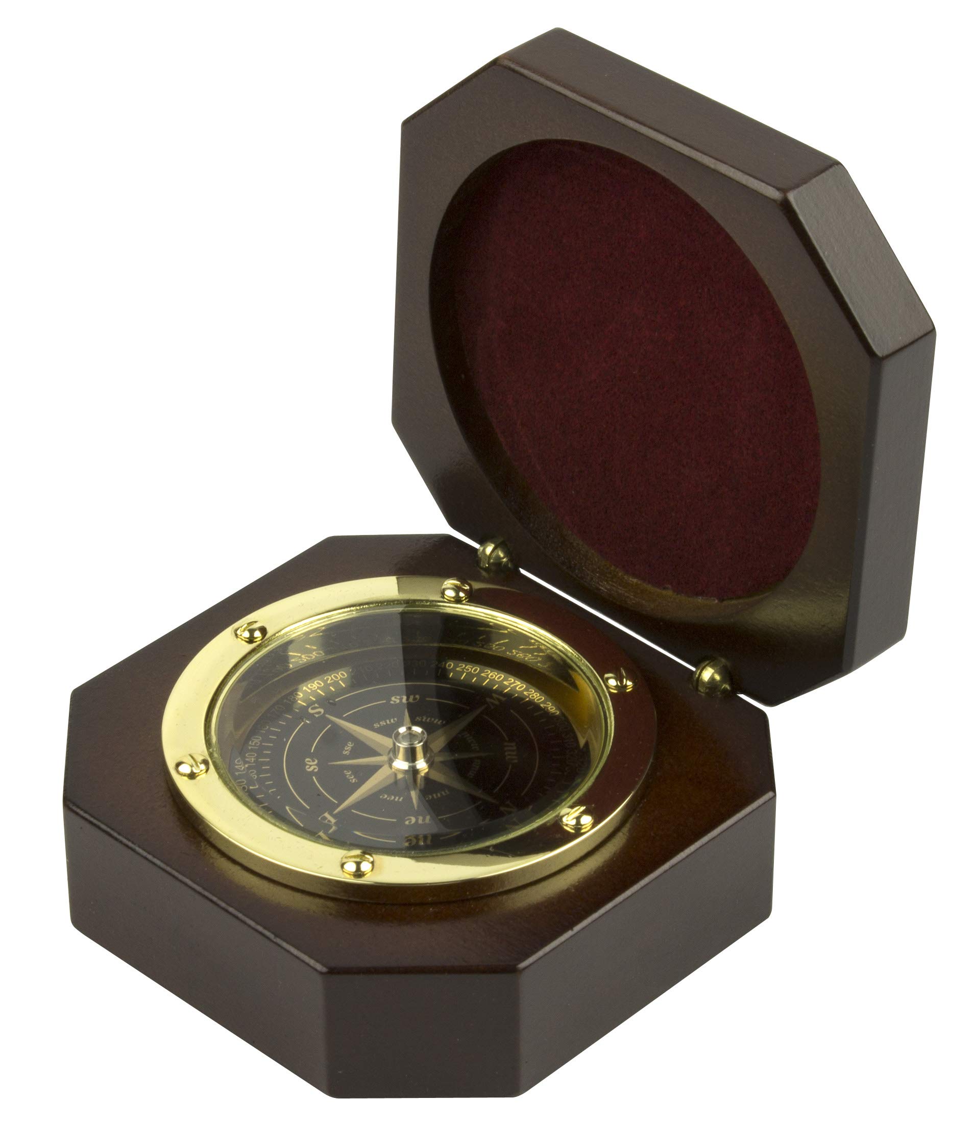 Compass in Wooden Presentation Box