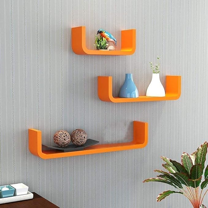 Wood Design Talent Wall Shelf/Book Shelves for Children's Room/Bathroom