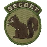 MilSpec Monkey Secret Squirrel Morale Patch (MULTICAM), Brown, Small