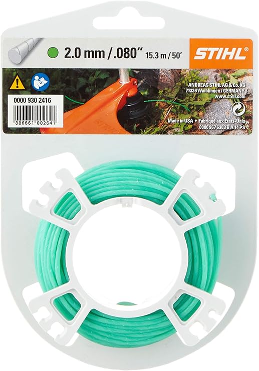 Genuine Stihl 2.0mm / .080" x 15.3m /50' Strimmer Wire / Cord Amazon