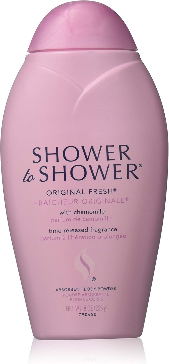 Shower To Shower Absorbent Body Powder, Original Fresh 8 Oz by Bausch