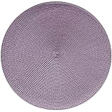 Black Temptation Set of 4 PVC Dinning Room Heat-resisting Placemats Purple