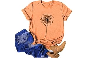 FQZWONG Deals of The Day Summer Tops for Women 2024 Dressy Casual Womens Short Sleeve Shirts Ladies Crew Neck Blouses Clothes