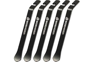 Boenoea Bicycle Tire Lever Stainless Steel Tire Changing Tool,Bike Tire Removal Repair Tools (Metal)