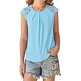 blibean Teen Girls Summer Tshirt Short Sleeve Button Tops Size 6-15 Years