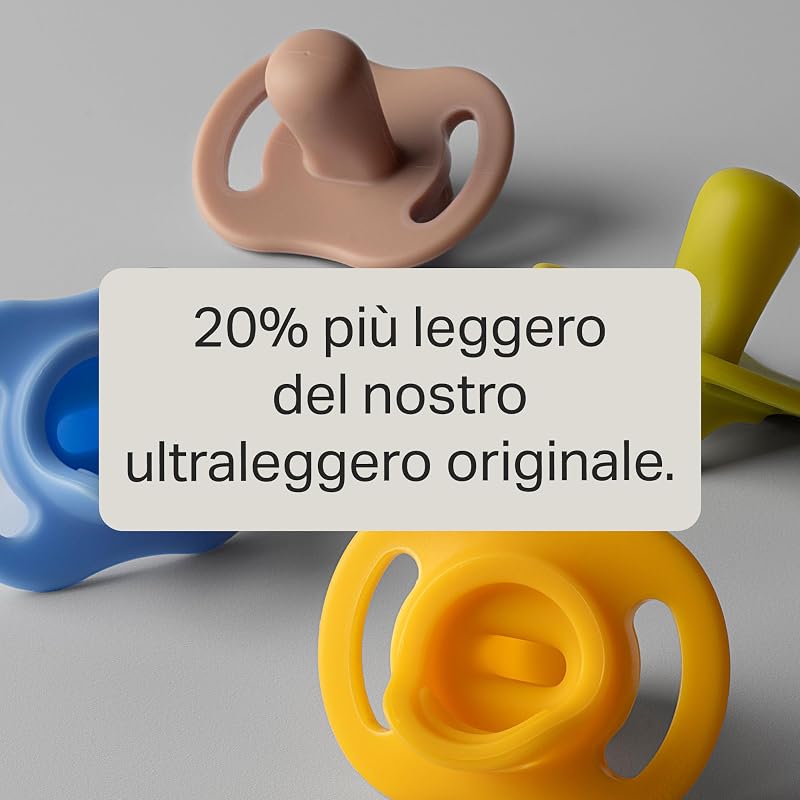 Ciuccio Ultra-light StayPut, 6-18 Mesi