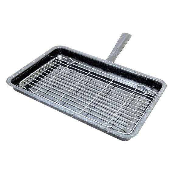 AEG 360mm X 240mm GRILL PAN, GRIDDLE & HANDLE Amazon.co.uk Large