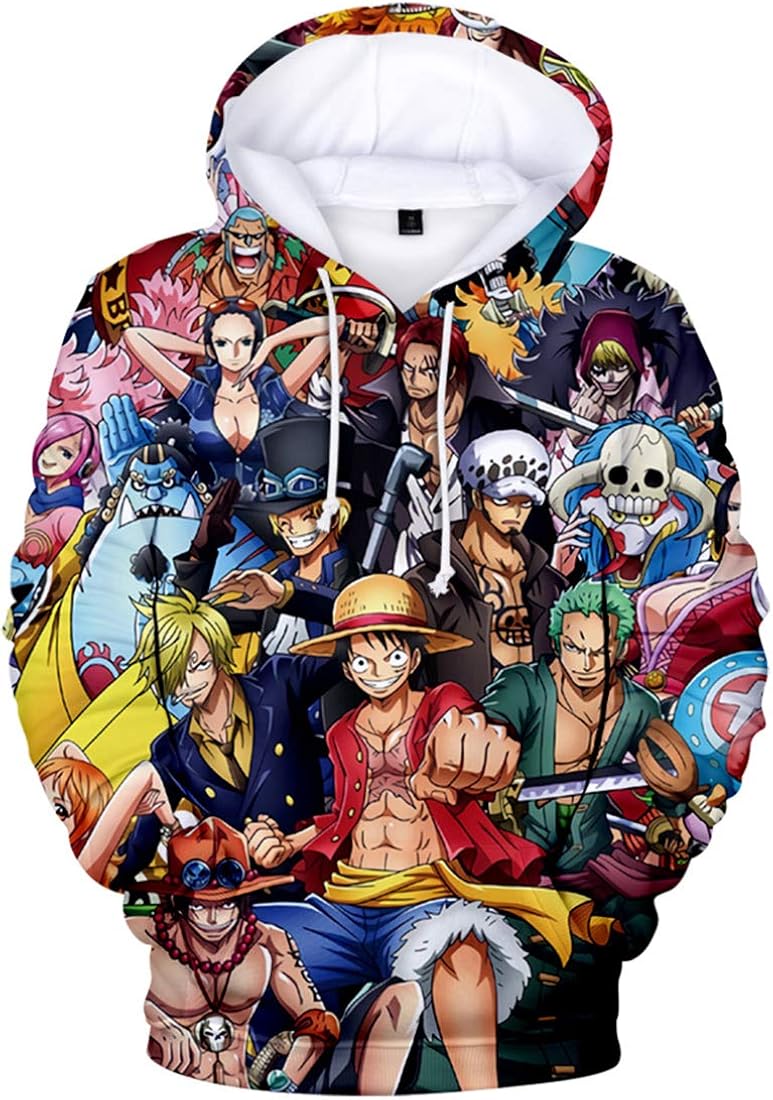Amazon Com Bettydom Boys Fashion Hoodies Japanese Anime One Piece Luffy Nami Chopper Zoro Clothing