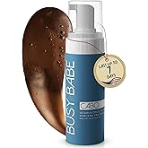 CABO Tanning Mousse Self Tanner - Achieve a Gorgeous, Flawless Tan, Sun-Kissed Glow for All Skin Types and Tones, Sunless Tanning Mousse for Undertone (DARK BRONZE 200ml)