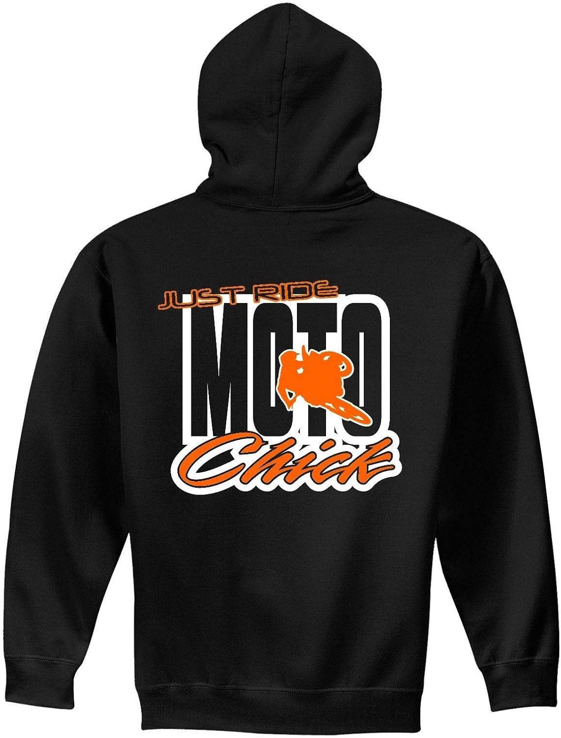 Just Ride Moto Chick Hoodie Sweatshirt Motocross Fashion Hoodies