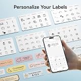 NIIMBOT D110 Mini Label Maker Bluetooth Thermal Printer Blue view 6