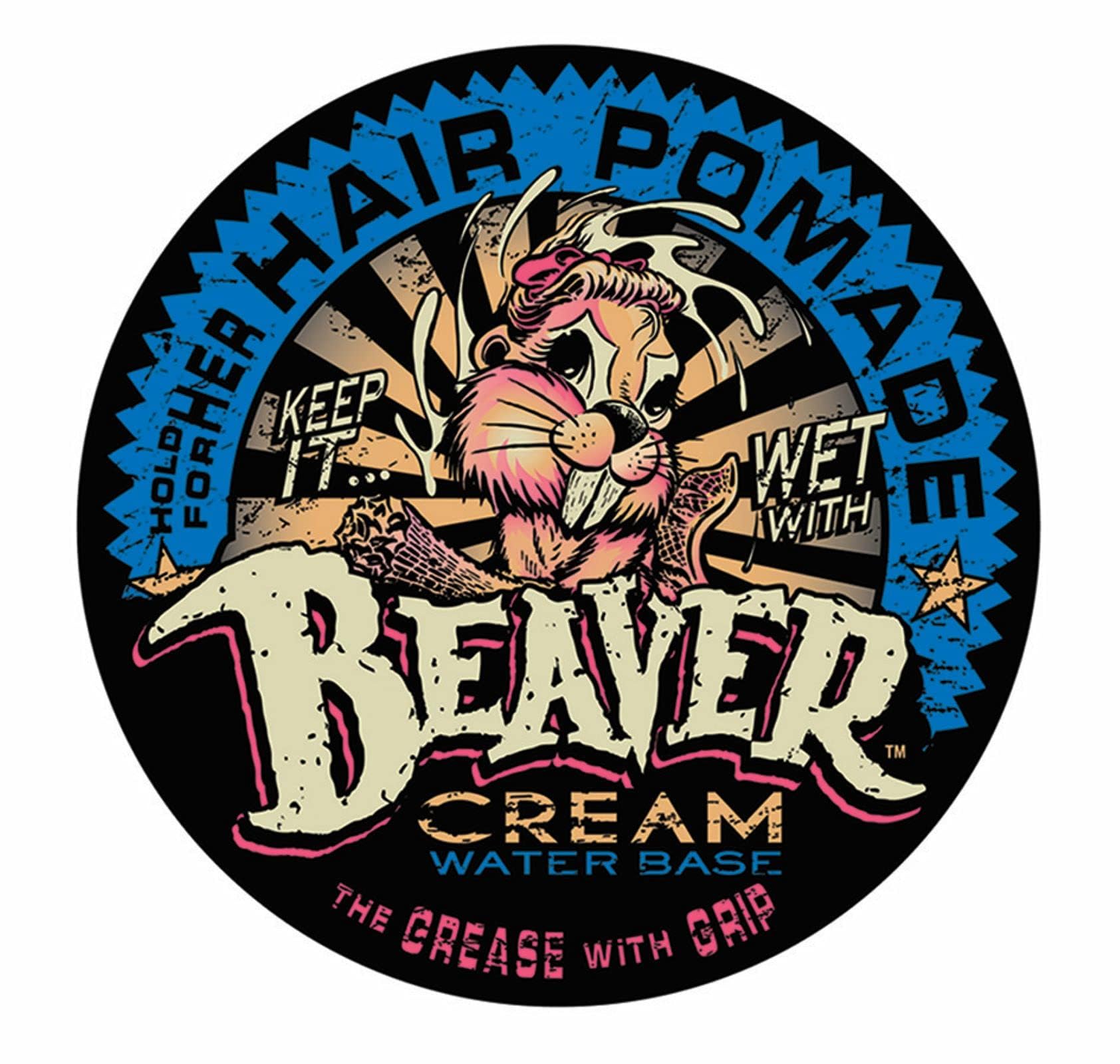 Cock Grease Beaver Cream Water Type Hair Pomade For Her 110g