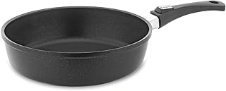 Berndes Schmorpfanne Vario Click 28 cm, Induktion, hoher Rand, Pfanne mit abnehmbarem Stiel, robuster Aluguss, antihaft beschichtet, Black