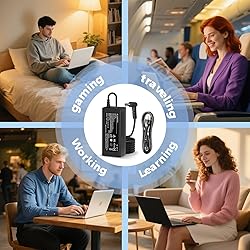45W Charger Replacement for HP Laptop Computer