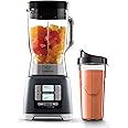 Calphalon Blender, 24-Oz Portable Blend-n-Go Smoothie Cup, ActiveSense 1200-Watt Motor, Dark Stainless Steel