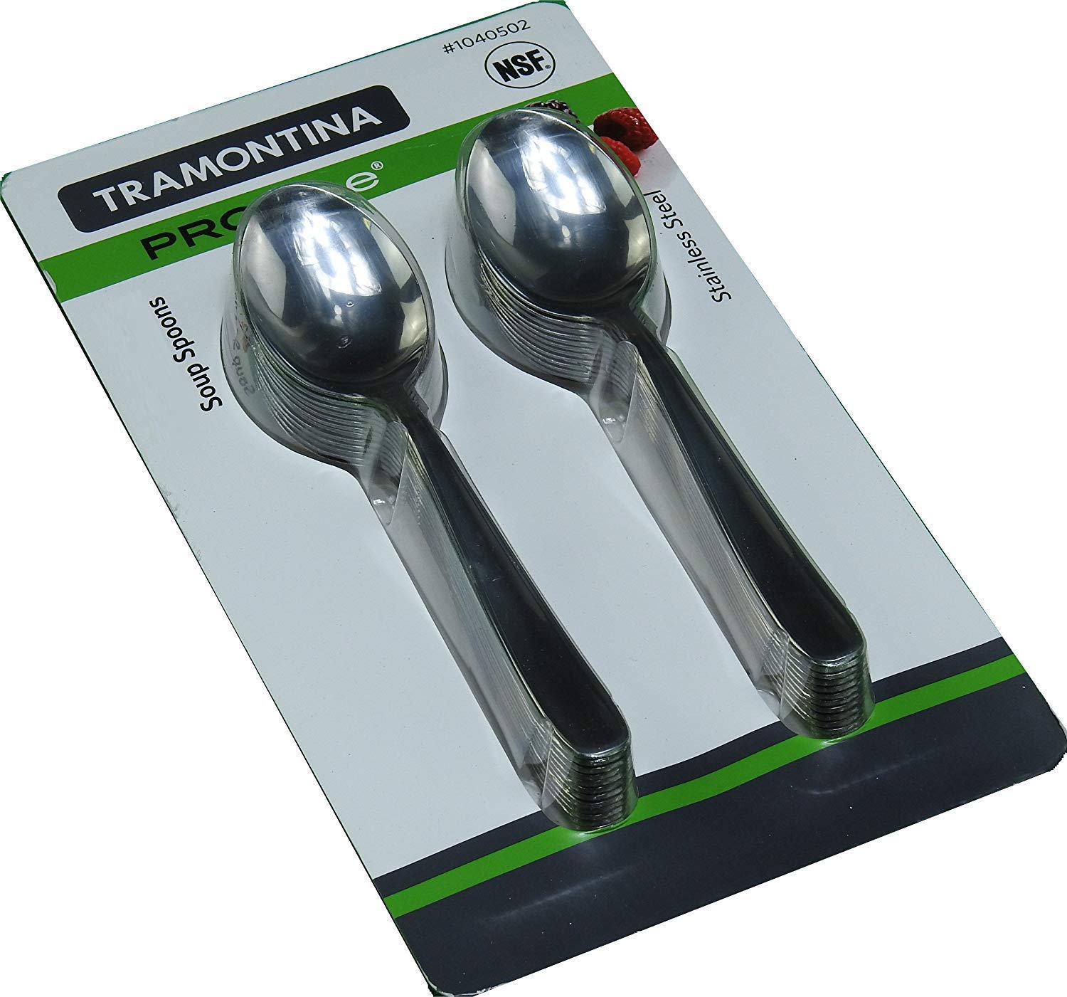 Tramontina ProLine Commerical Grade Stainless Steel 12 Piece Soup Spoons