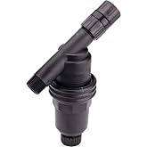 Raindrip R605DT "Y" Filter, 3/4-Inch MPT X 3/4-Inch MPT, for Drip Irrigation Systems, Connect to Pipe such as Sprinkler Riser, Removable Filter, Black