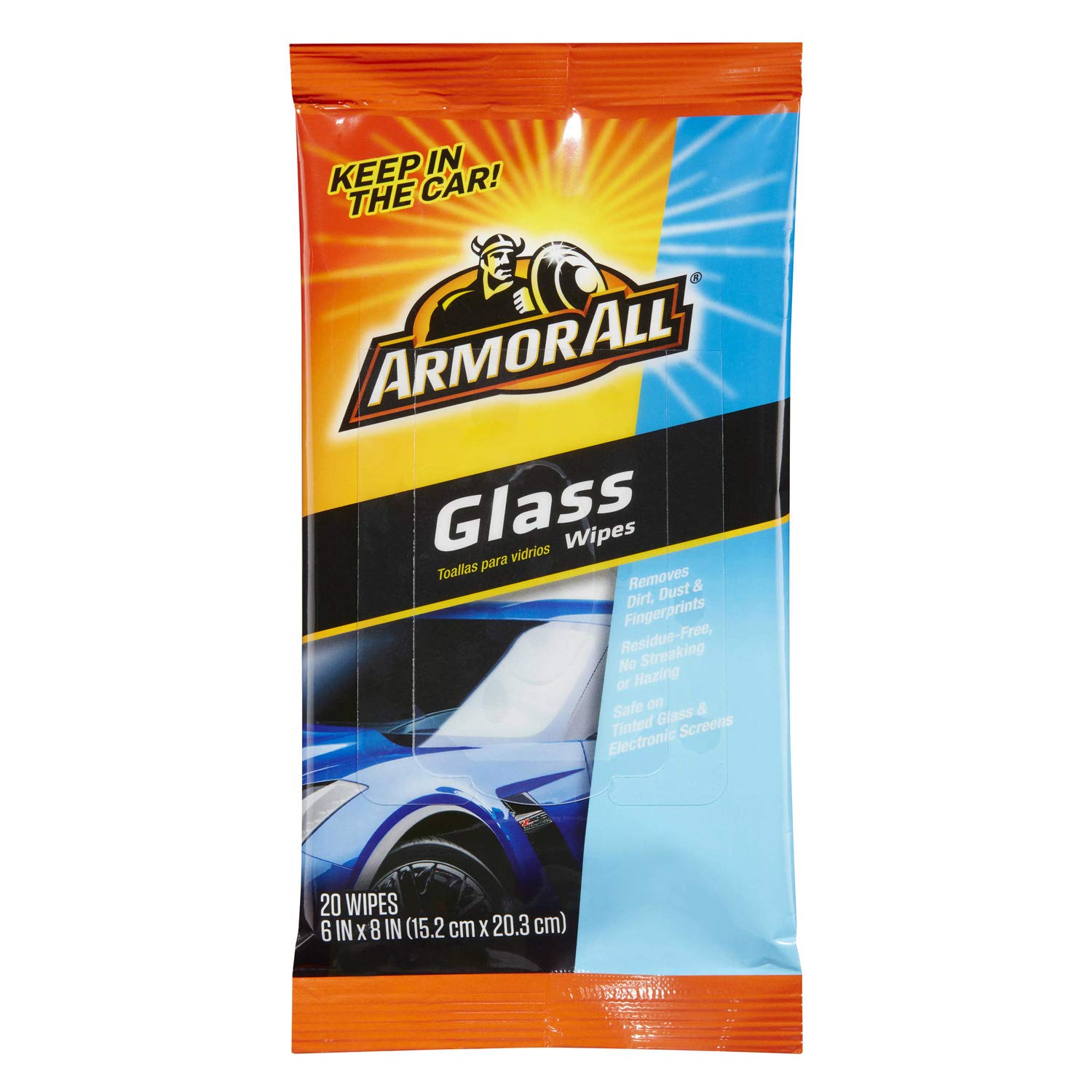 Armor All Wipes 20 Wipes in a Pouch (Glass)