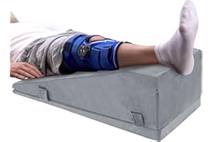 ROYALAY Leg Elevation Pillows for After Surgery, Adjustable Height Knee Surgery Recovery Equipment, Knee Replacement Recovery Aids for Hip Ankle Pain Relief Patent Pending, Single Leg