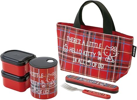 Amazon スケーター ポット付 ランチボックス フォーク ランチバッグ 弁当箱 585ml ハローキティ サンリオ Kpl6 弁当箱 オンライン通販