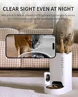 PETKIT Automatic Cat Feeder with Camera 1080P Night Vision 3L 2.4G WiFi view 4