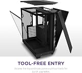 NZXT H6 Flow RGB Compact Dual-Chamber Mid-Tower Case with 3 RGB Fans view 7