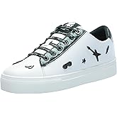 Karl Lagerfeld Womens Cate Pins Lace Up Sneaker