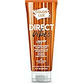 Color Lux Direct Vibes Semi-Permanent Hair Color, Copper, Vibrant & Long-Lasting Shade, Ammonia-Free, Vegan, Sulfate-Free, Paraben-Free, 8 fl oz