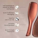 Tangle Teezer Ultimate Detangler Hairbrush Chrome Chocolate Bronze Finish view 4